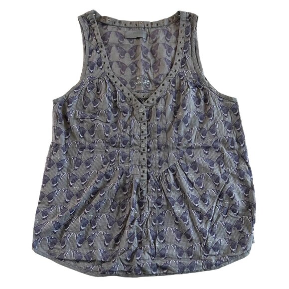 Gray Grommet Butterfly Tank ASO Fleur Delacour in Harry Potter - Picture 2 of 5